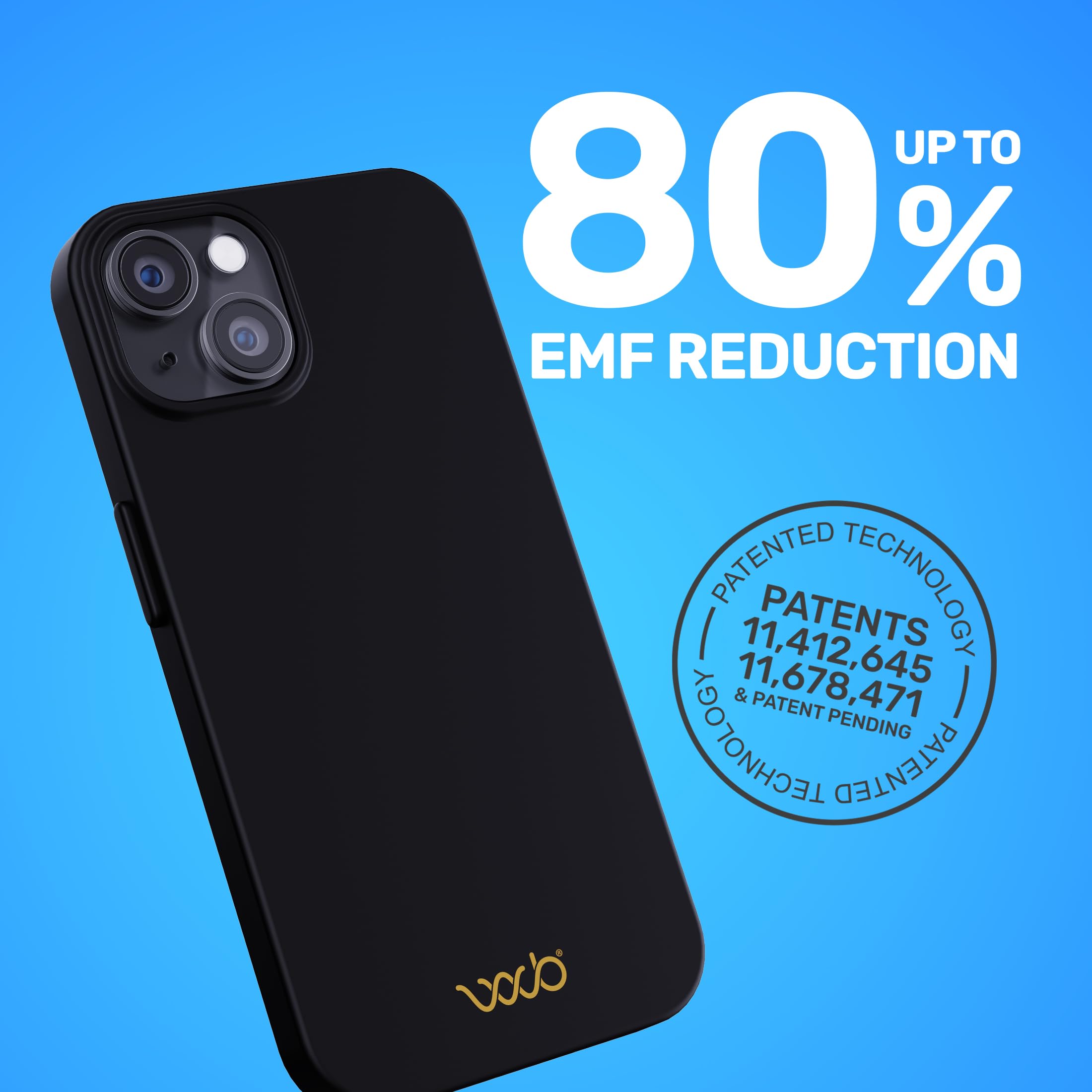 ストーカー対策/5G/電磁波/放射線遮断　iPhone Amazon.co.jp: WAVEBLOCK EMF保護iPhoneケース、放射線遮断携帯電話