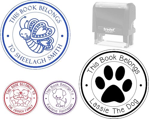 Miniatura 2 de ¡Elige entre 100 bonitos diseños de animales! El libro para profesores pertenece al sello de la biblioteca del aula, sello autoentintado