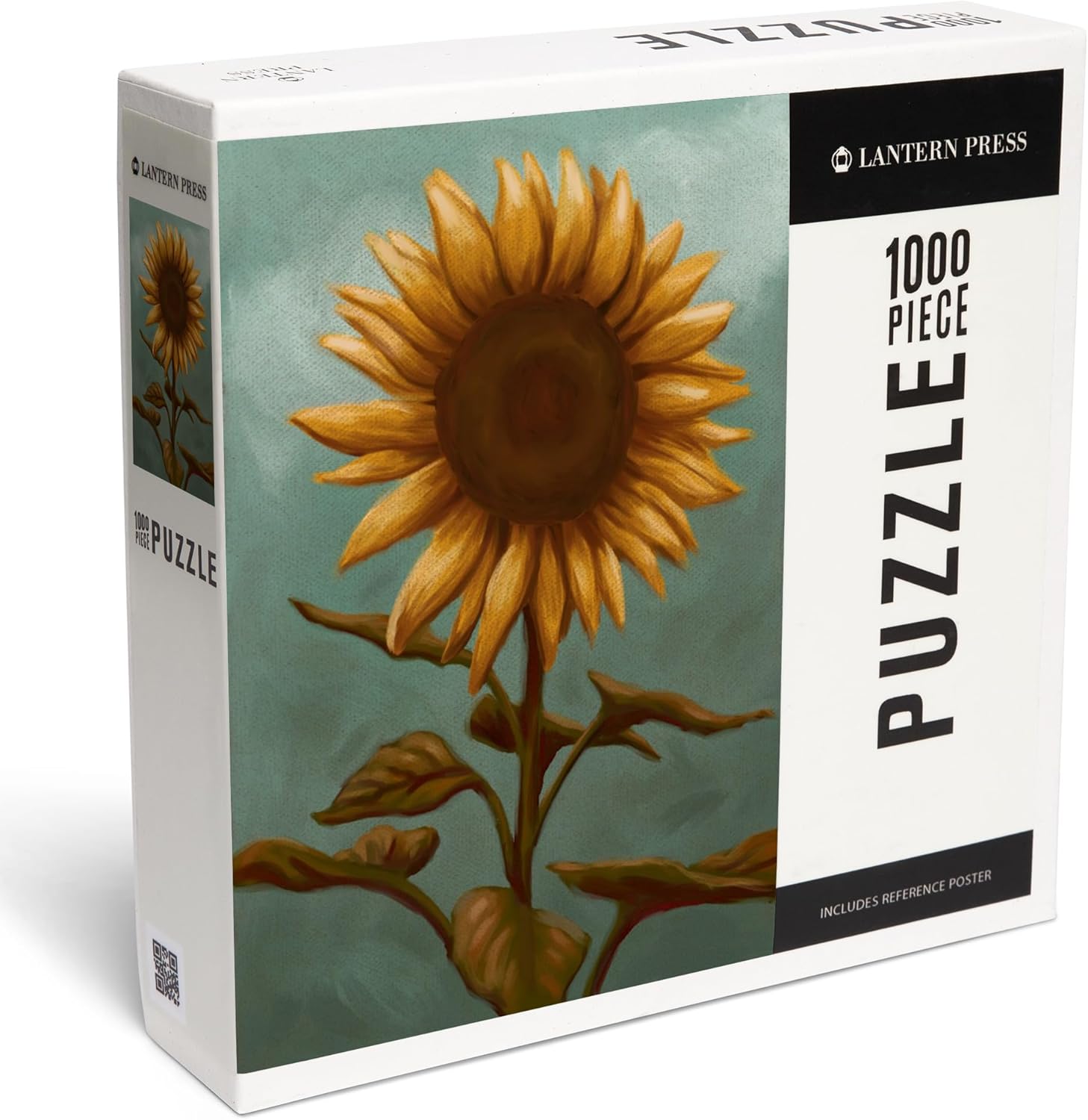 Sunflower, Oil Painting (1000 Piece Puzzle, Challenging Jigsaw Puzzle for Adults, Made in USA)