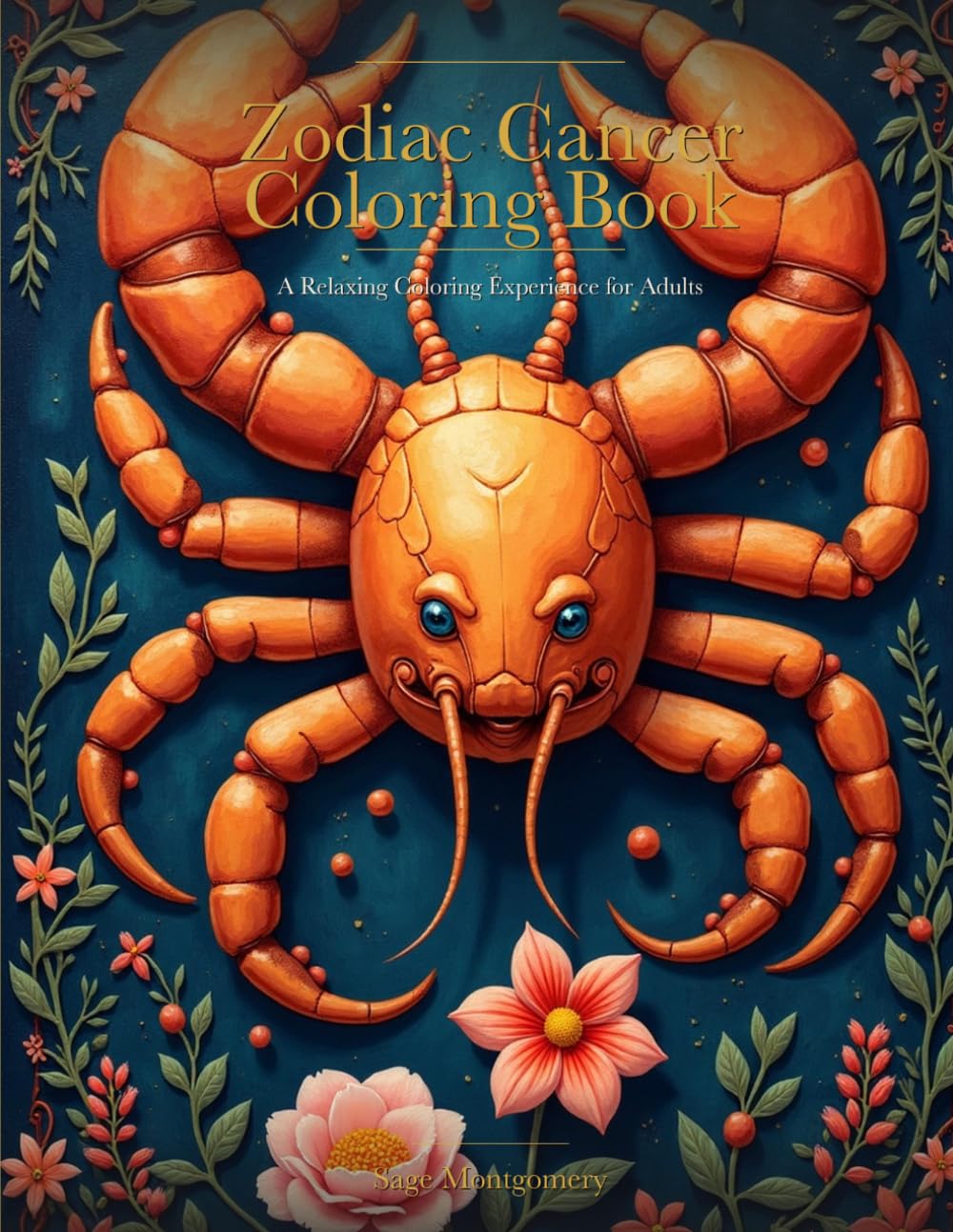 Zodiac Cancer Coloring Book: A Relaxing Coloring Experience for Adults