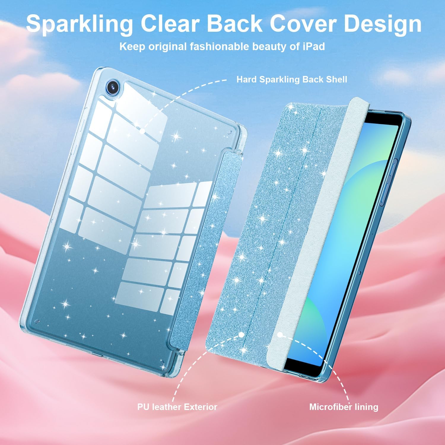 Case for Samsung Galaxy Tab A11+/A9+ Plus 11 Inch 2026/2023, Blue image 3