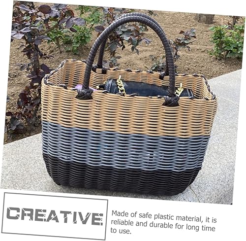 Miniatura 4 de Cesta de almacenamiento al aire libre de plástico para artículos diversos, asa para cestas de ducha, organización del hogar