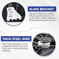 Vista 4 de Regulador de ventana de repuesto trasero derecho sin motor 83481D3001 - Compatible con Hyundai Tucson 2016-2020