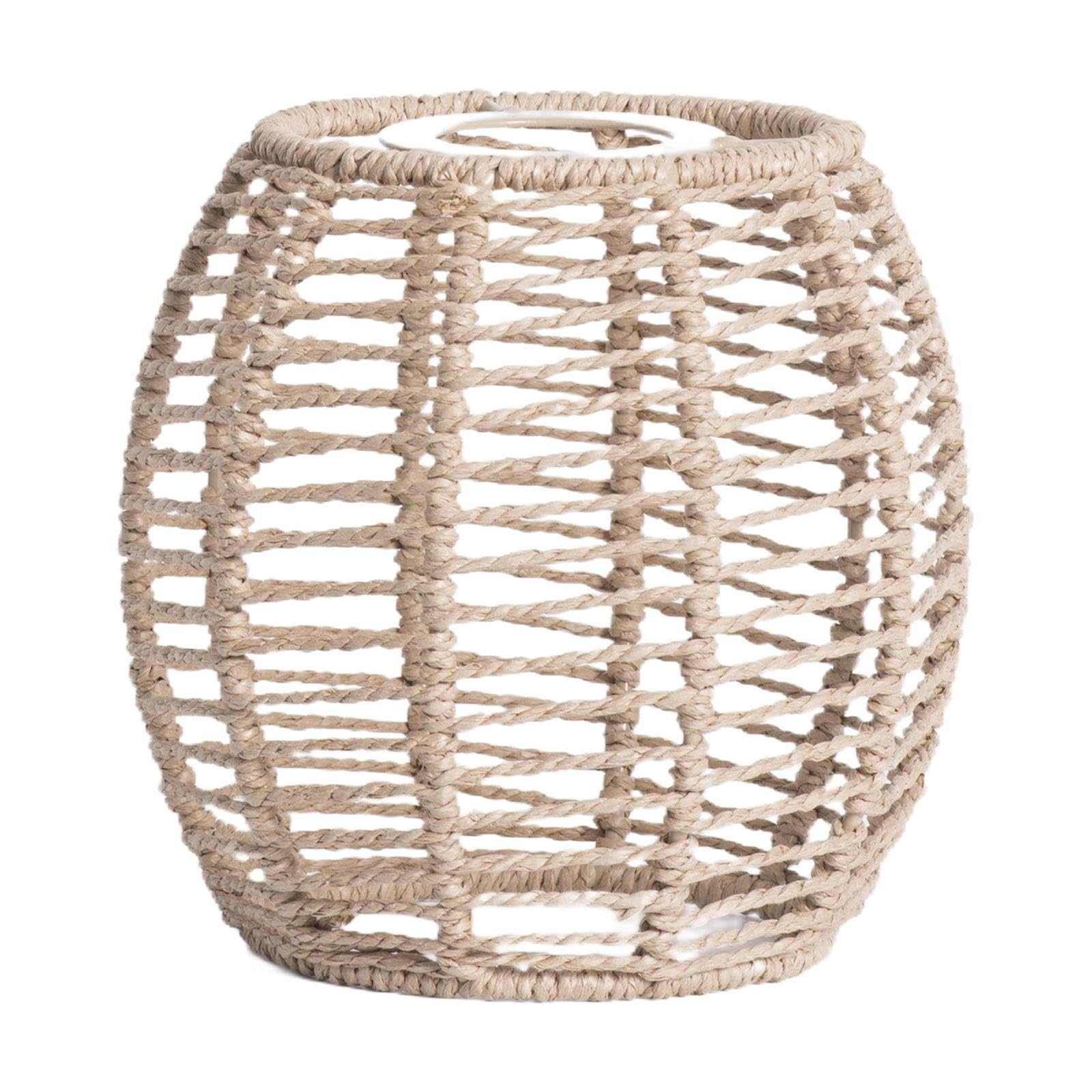 Lamp Shade Oval Light Fixtures Cover Durable Knitting Decorative Light Cover-image-34
