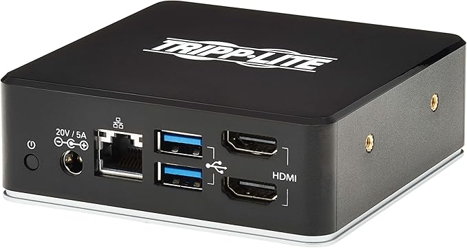 Docking Station USB-C Tripp Lite, Dual HDMI, 85W PD, Hub USB 3.2 miniatura 2