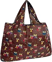Vista 28 de allydrew Large Foldable Tote Nylon Reusable Grocery Bags