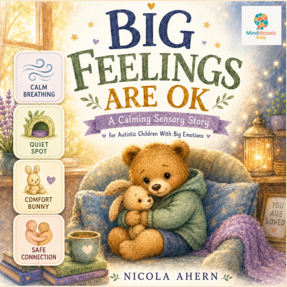 Big Feelings Are OK: A Calming Sensory Story for Autistic Children With Big Emotions: 3 (BIG FEELINGS ARE OK. Mind Mosaic Kids Emotional Regulation Collection)