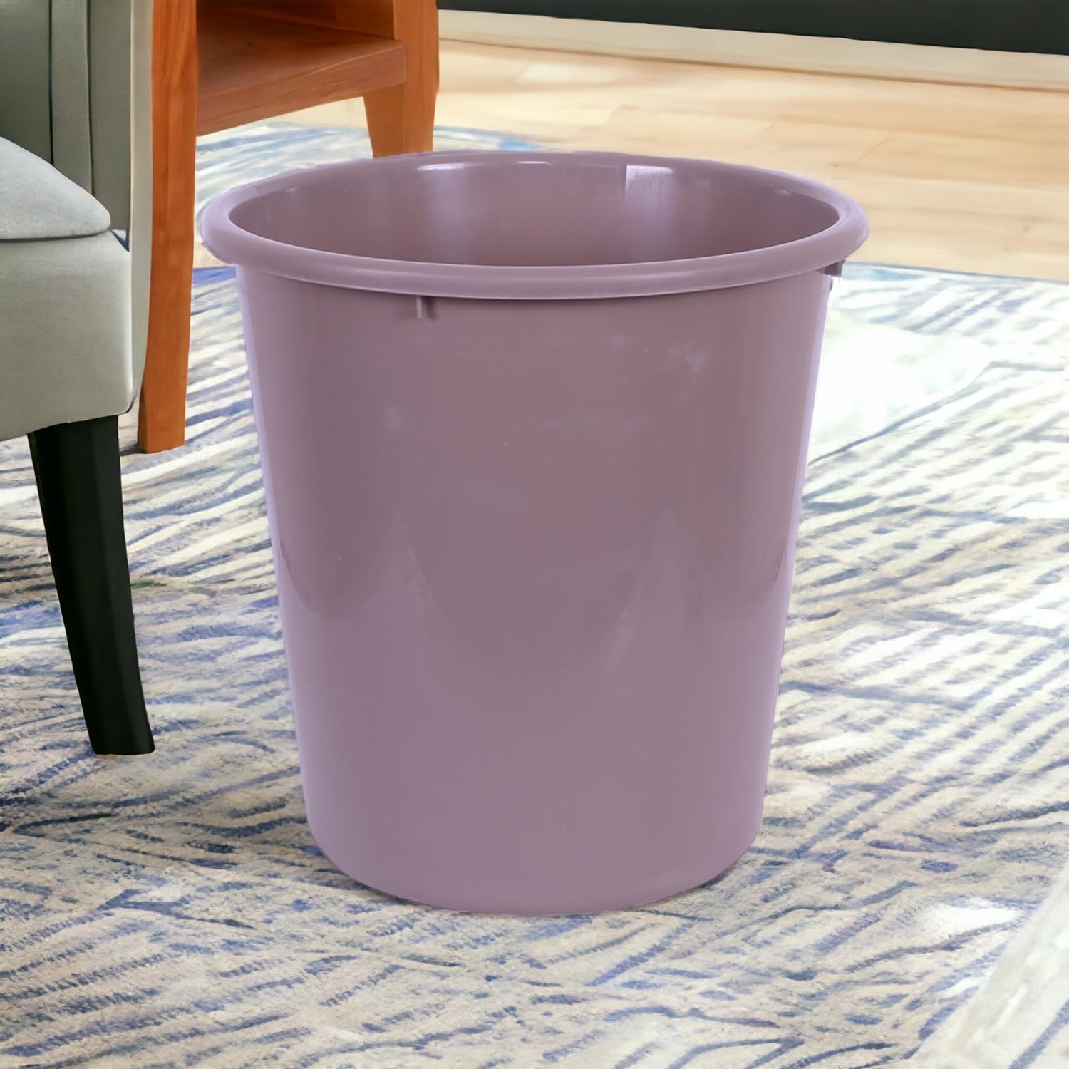 Kuber Industries 10L Brown Plastic Dustbin - Buy Now! -2