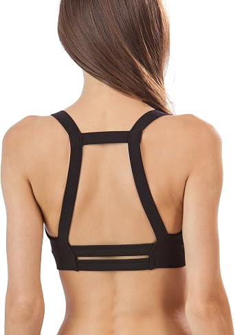 Balanced Tech Womens Athletic Thick Strap Caged Sport Bra
