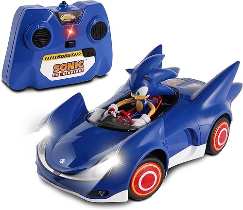 Sonic and Sega All Stars Racing - Auto a control remoto - Sonic The Hedgehog juguete RC-611
