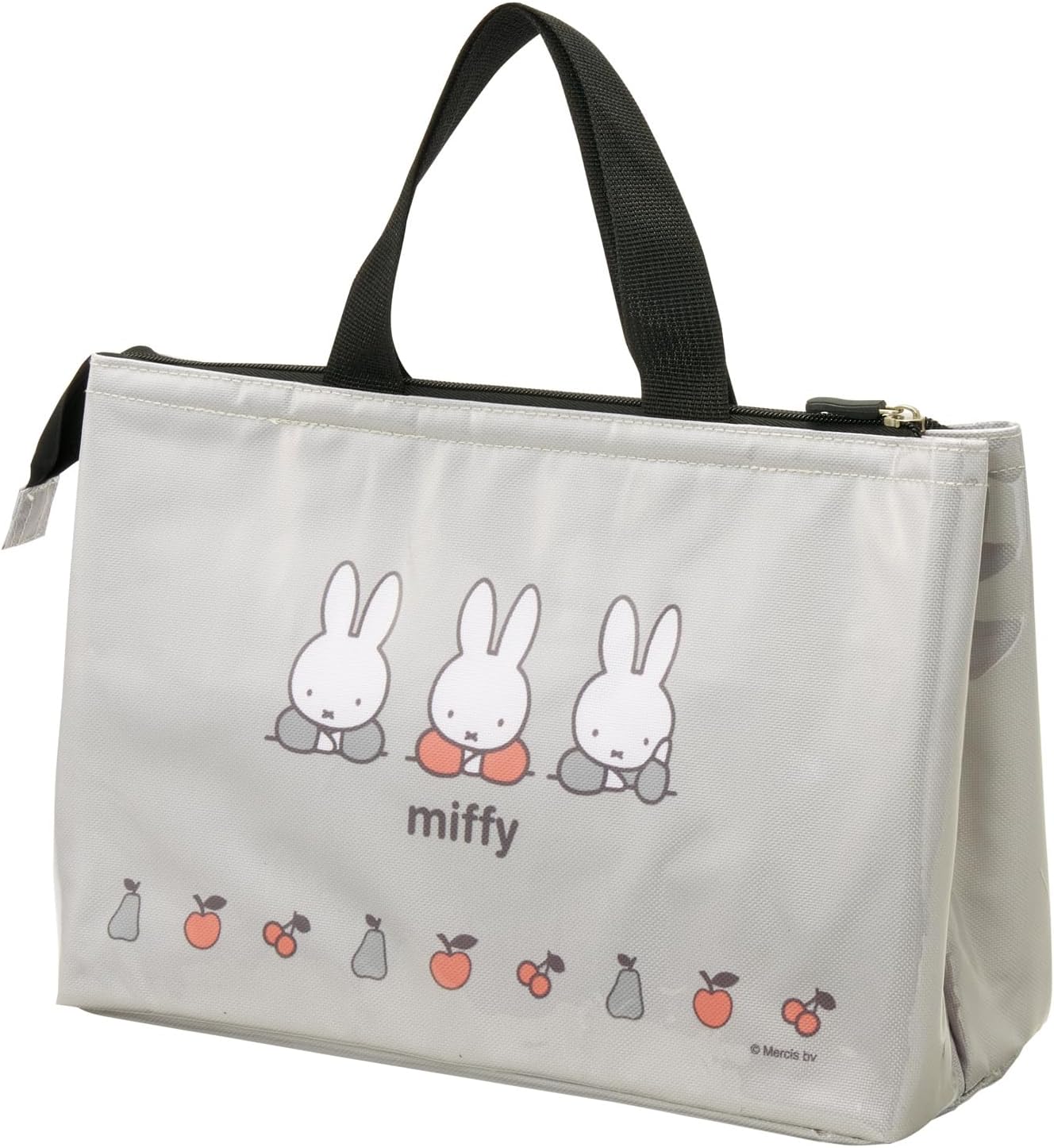 Skater KBCV1-A Lunch Bag with Cover, Cold Insulation, Width 11.4 x Height 8.3 x Depth 4.7 inches (29 x 21 x 12 cm), Miffy