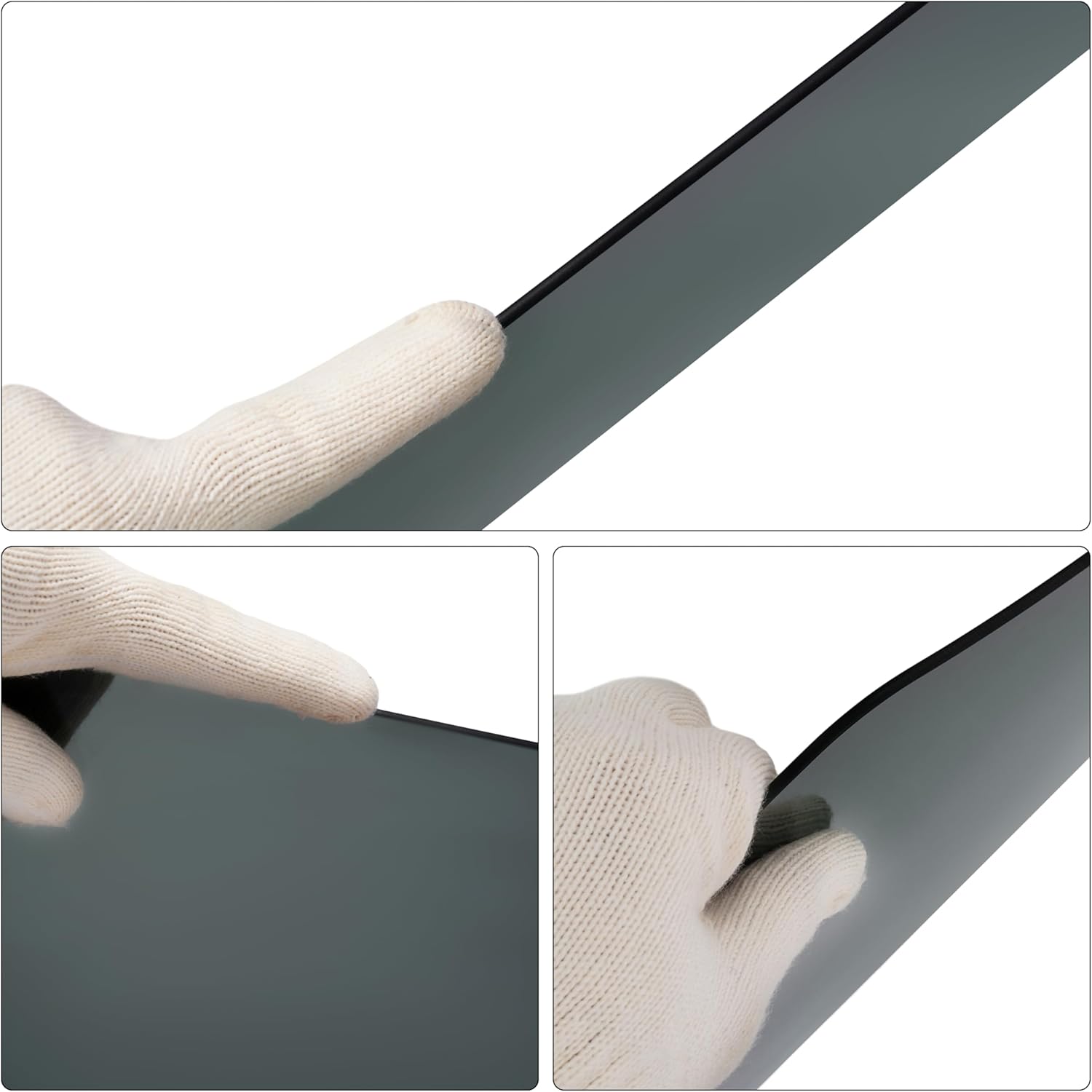 Rear Left Door Window Glass Compatible with Kia Soul 2014-2019 / Soul EV 2016-2018 4 Door Hatchback Replacement for FD26077YPY Tempered Glass - Driver Side