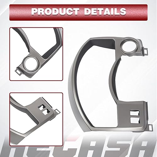 Miniatura 4 de HECASA Cubierta de medidor de panel de instrumentos compatible con Nissan Titan Armada 2004-2006