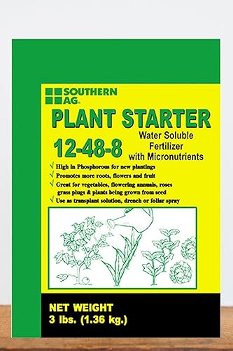 Fertilizante soluble para plantas Southern Ag Starter 12-48-8, 3 LB Tamaño: 3 LB
