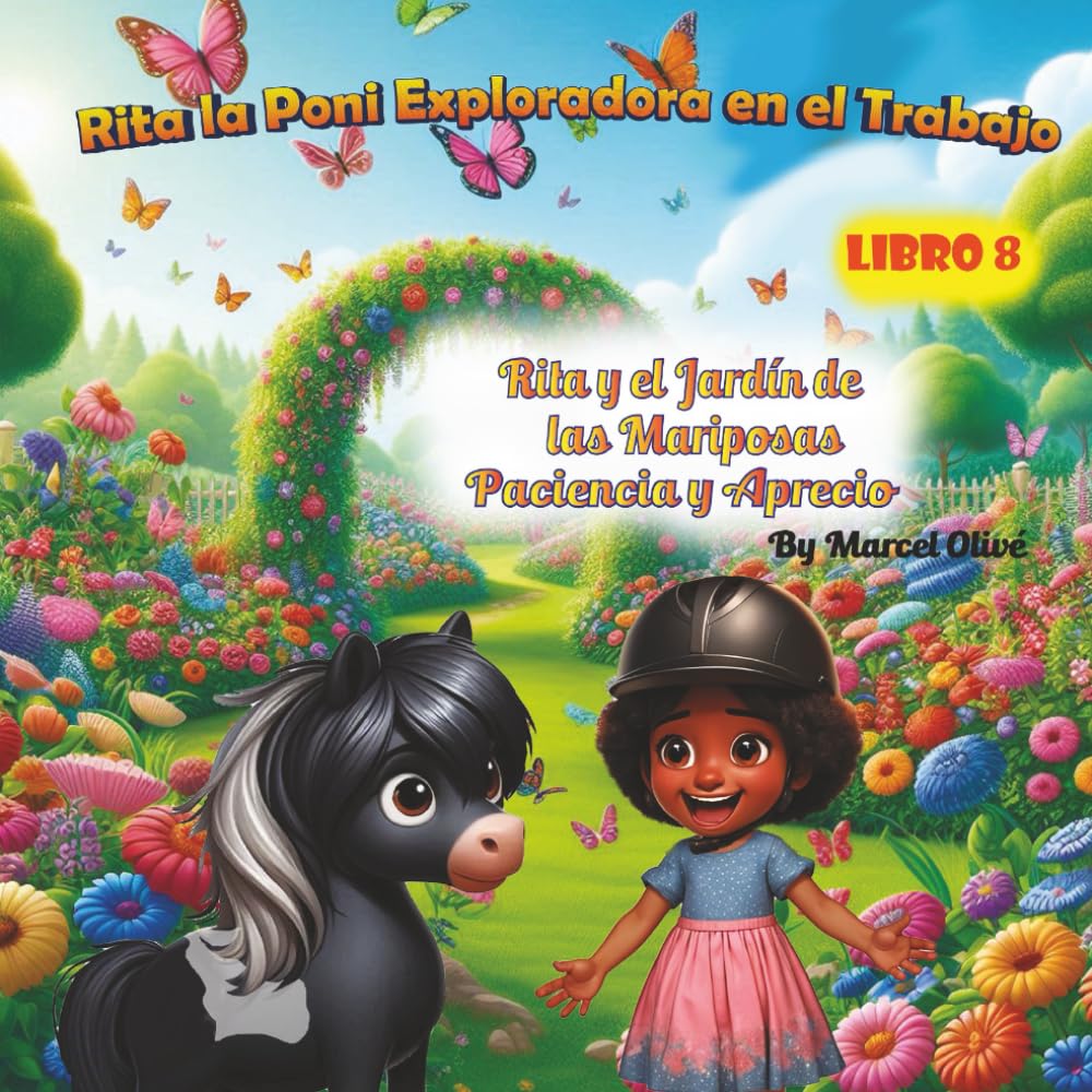 Rita la Exploradora en el Trabajo: Rita y el Jardín de las Mariposas: Paciencia y Aprecio (Rita la Poni Exploradora)
