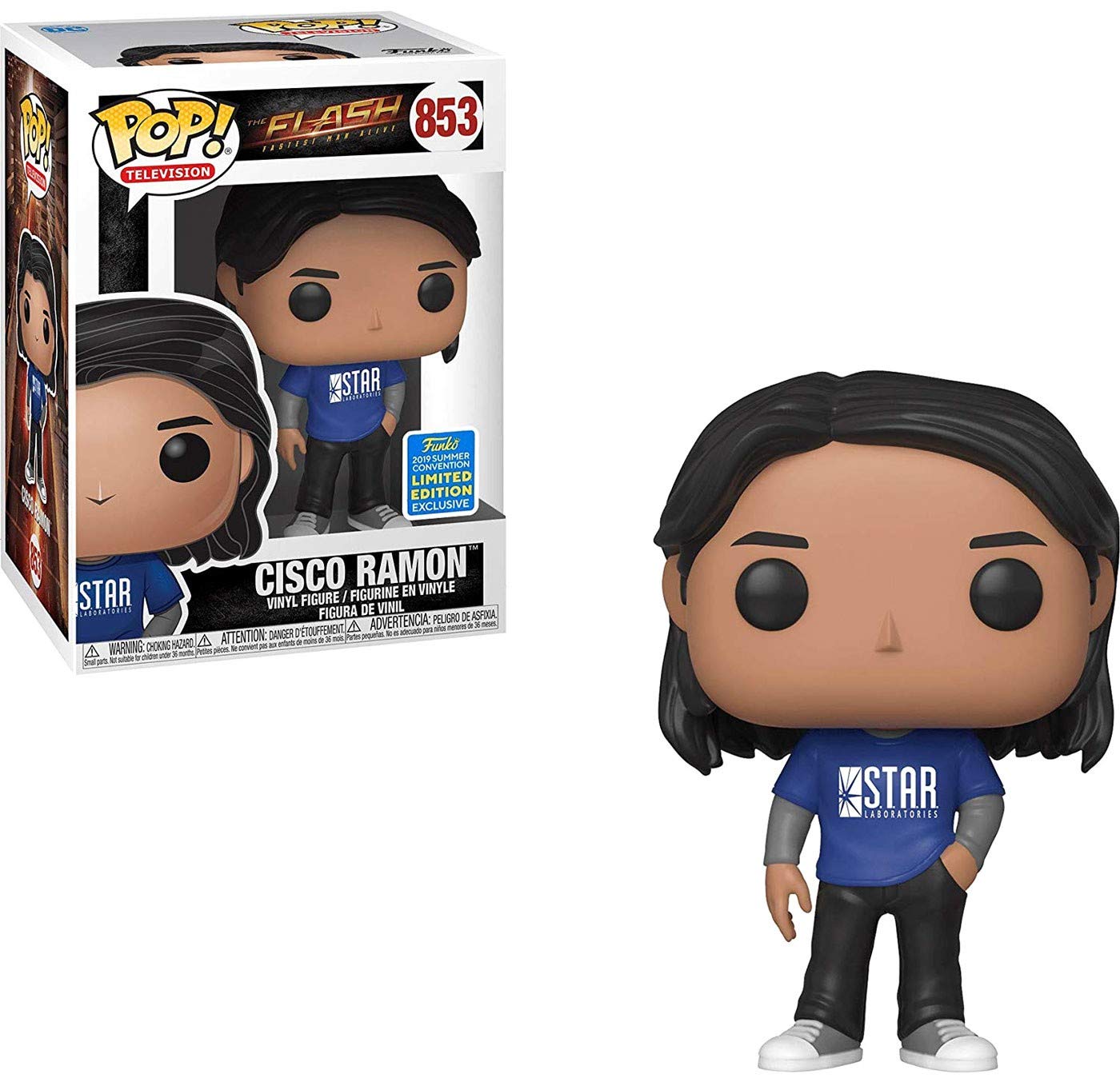Funko Grey Sinoeem Summer Convention Cisco Ramon From The Flash Limited Edition Vinyl Figure