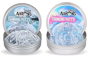 Liquid Glass & Rainbow Thinking Putty Bundle: The Perfect Combination for Creativity and Play