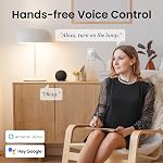GHome Smart Mini Smart Plugs Travailler avec Alexa et Google Home, WiFi Smart Fonction de contrôle à distance de la prise de courant, seulement 2.4GHz réseau, aucun Hub requis, ETL FCC Inscrit