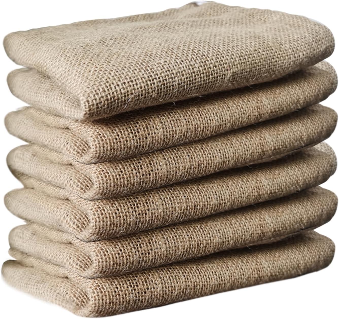 Large Burlap Drawstring Bags, Natural, 18x24 Inch, Pack of 6