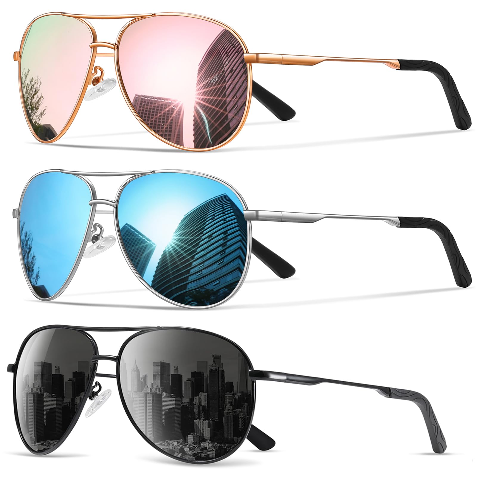 Sunglasses Men Polarized Aviator Sunglasses for Men and Women