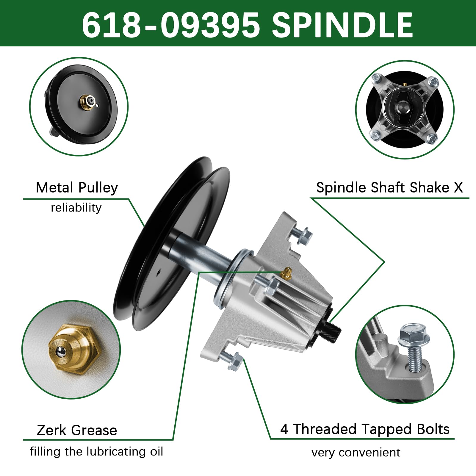 Amazon.com : 618P09395 618-09395 Lawn Mower Deck Spindle Assembly