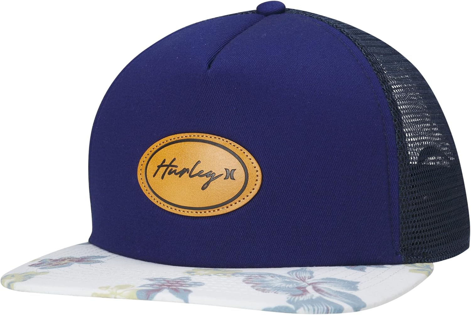 Hurley Women's Baseball Cap - Horizon Curved Brim Snap-Back Foam Trucker Hat