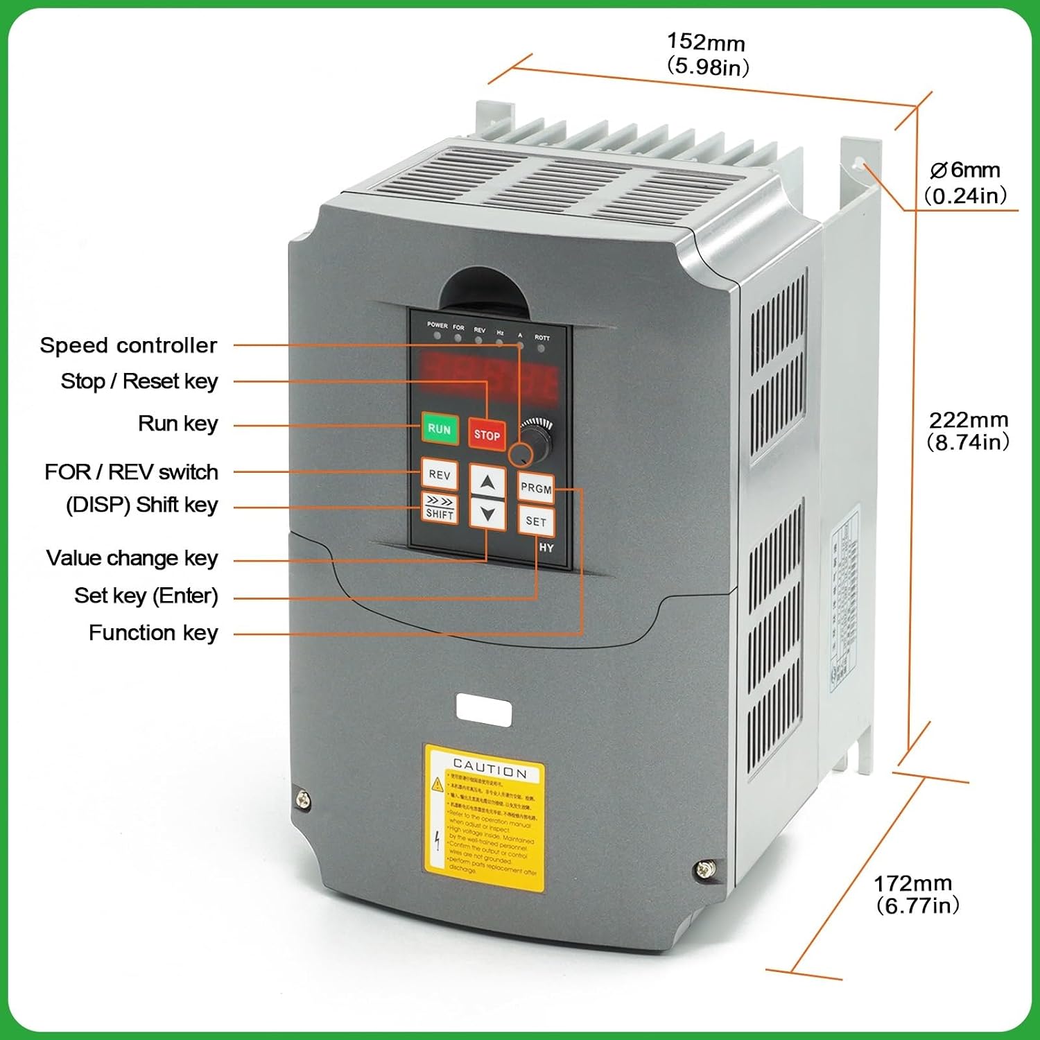 INVERTERS 5.5KW 380V 13A Variable Frequency Drive Inverter VFD