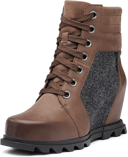 Sorel Women's Joan of Arctic Wedge III Lexie Boot Waterproof Leather Wedge Boots
