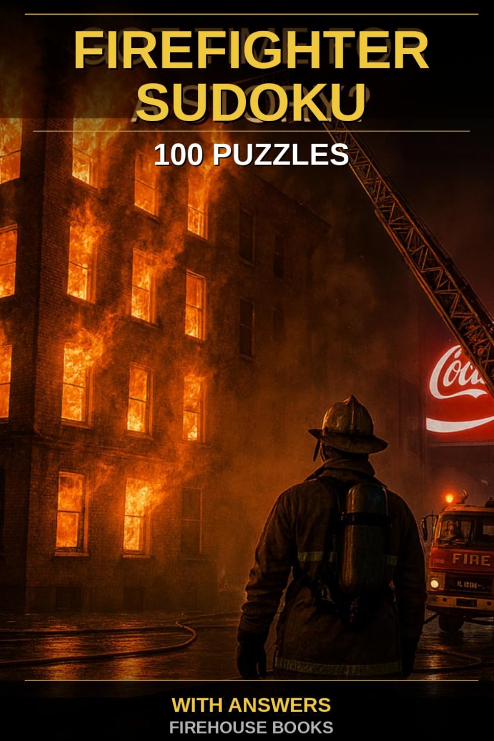 Firefighter Sudoku100 puzzles with answers: By a real Firefighter