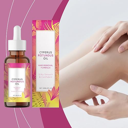 Miniatura 6 de MQN Aceite de depilación natural e inhibidor de Cyperus Rotundus para retardar el crecimiento del vello corporal para mujeres y hombres, alivia la