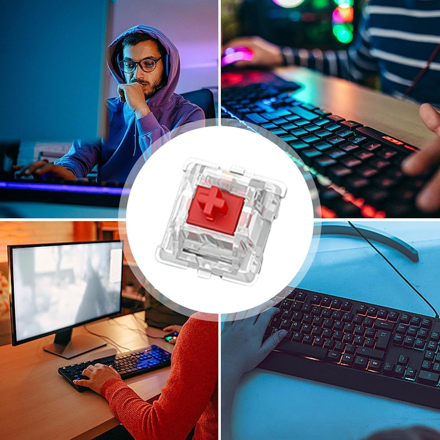 Keyboard Axis Shaft Button 30Pcs Axis Mechanical Accessories