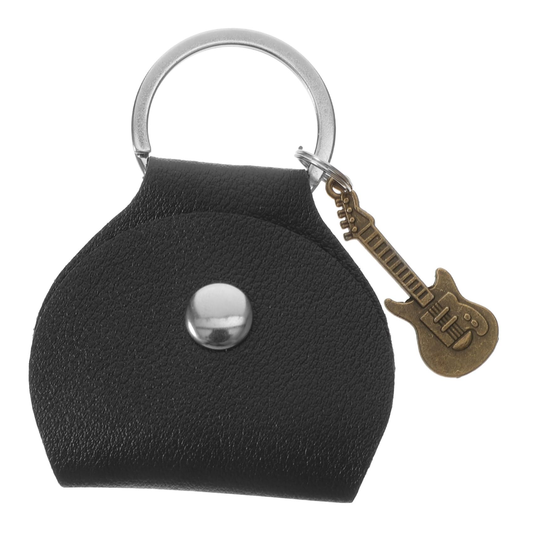 GOOHOCHY Guitar Picks Bag Durable Storage Case for Guitar Picks Compact Keychain Holder for Easy Carrying Lightweight and Practical for All Ages