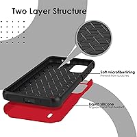 Vista 5 de TJS Funda compatible con Nokia G310 5G, con protector de pantalla de vidrio templado de doble capa, soporte magnético híbrido a prueba de golpes