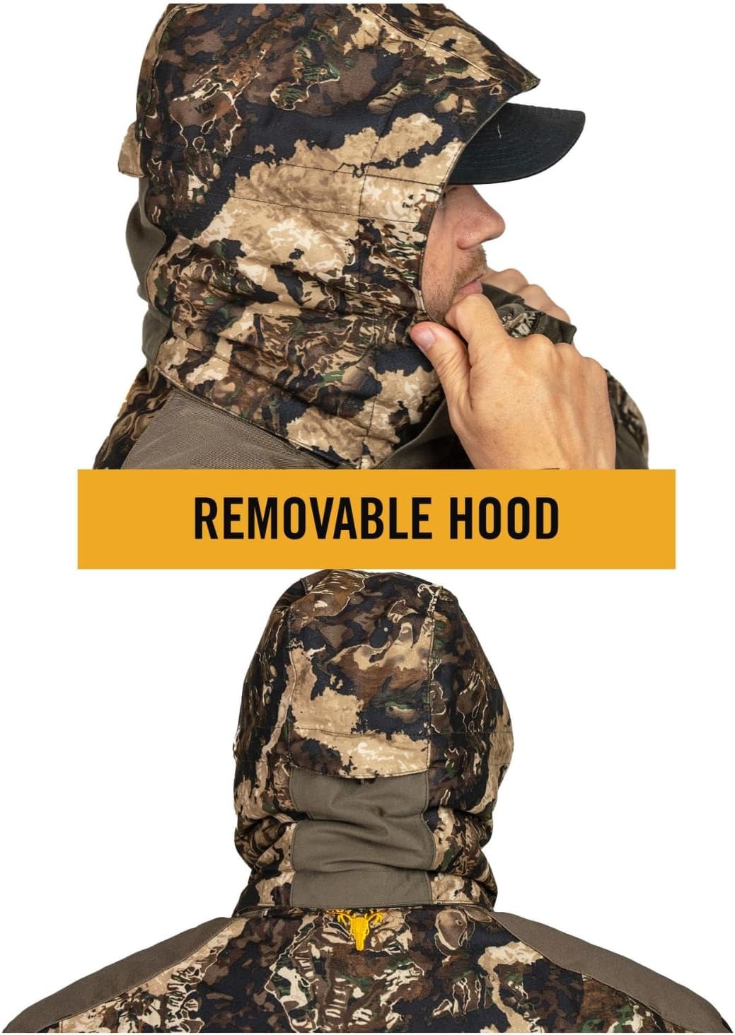 HOT SHOT Men’s 3-in-1 Insulated Camo Hunting Parka, Waterproof Jacket, Versatile Camouflage Hunting Clothes for Men - Image 2