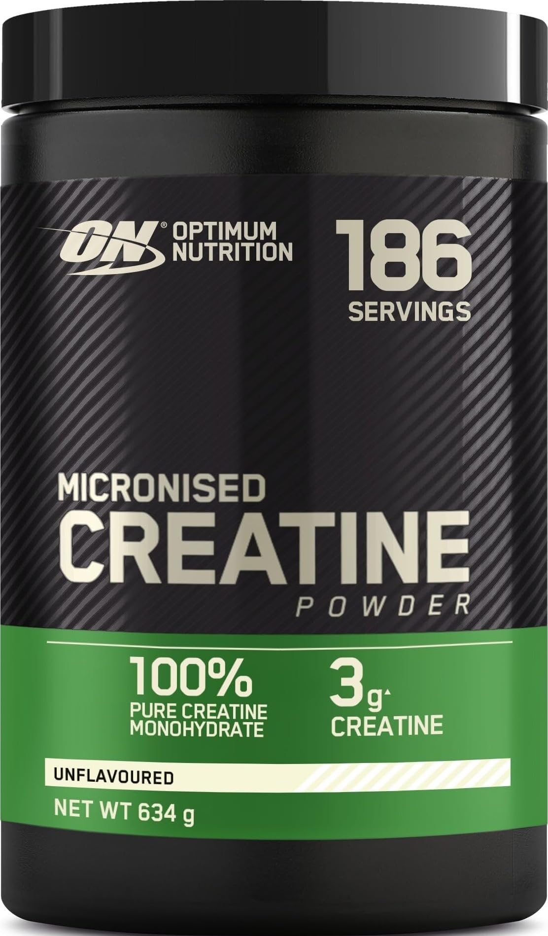 Optimum Nutrition Micronised Creatine Monohydrate Powder, 634g