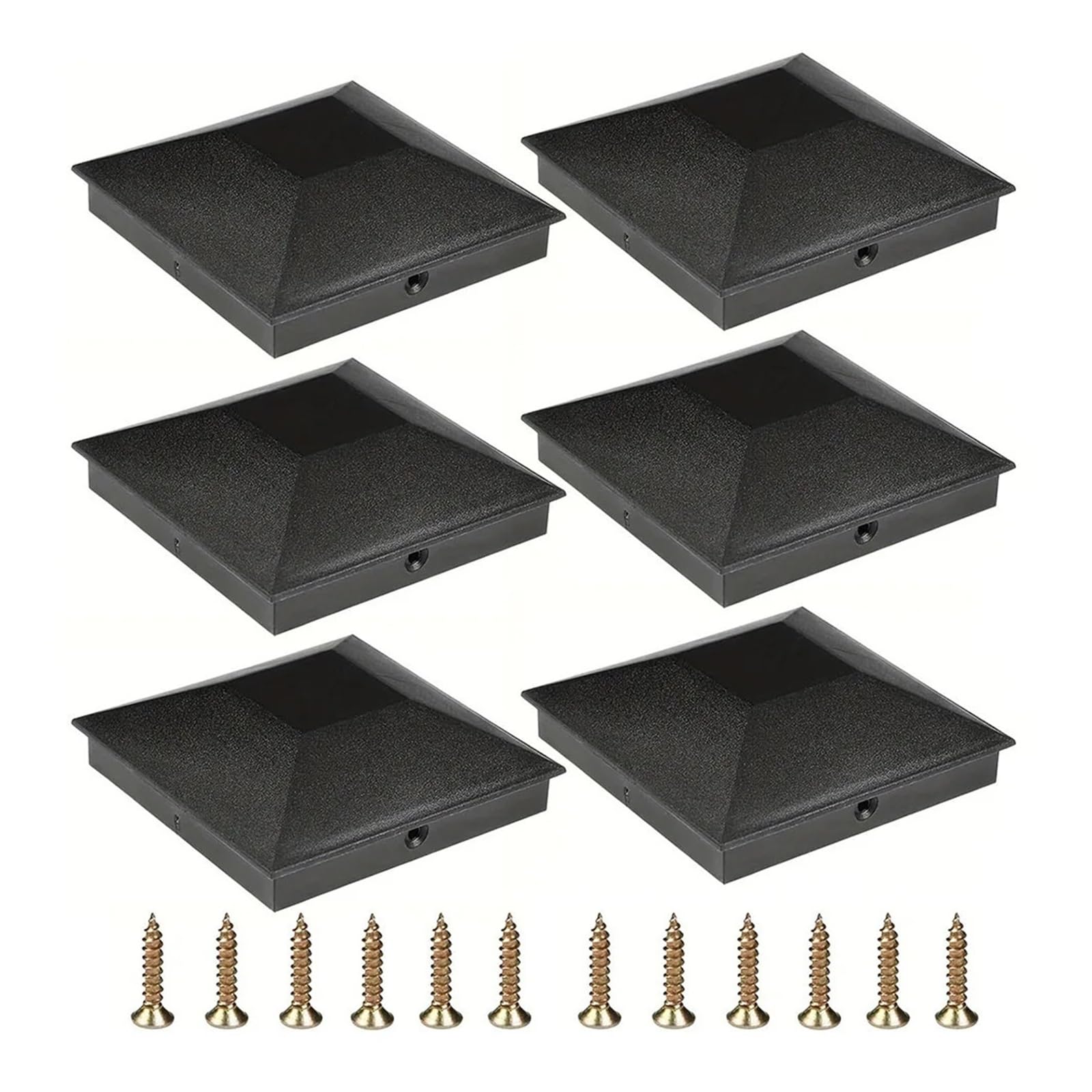 Mwahju 6Pcs 6/12 Pcs For 4X4 Wooden Posts Fence Post Covers For Fences