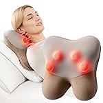 BOB AND BRAD Back Massager with Heat FSA Eligible, EZBack Corded Neck Massager for Pain Relief Deep Tissue, Shiatsu Back Shoulder and Neck Massage Pillow, Full Body Use, Christmas Gifts for Women Men