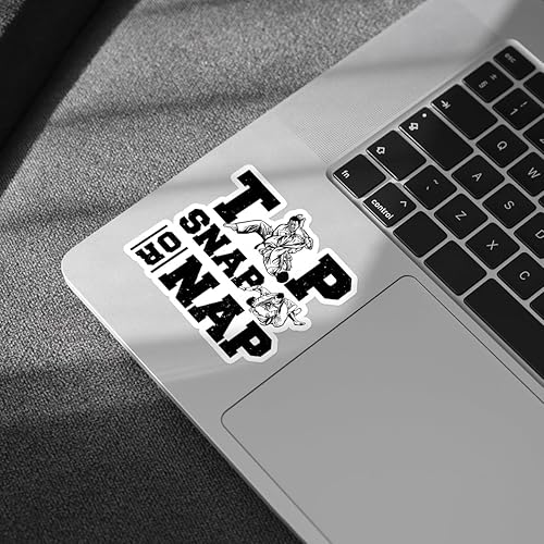 Miniatura 3 de 3 calcomanías para golpear o siesta, BJJ, divertido regalo de Jiu Jitsu, deportes de combate, calcomanía de grappling, regalo motivacional de