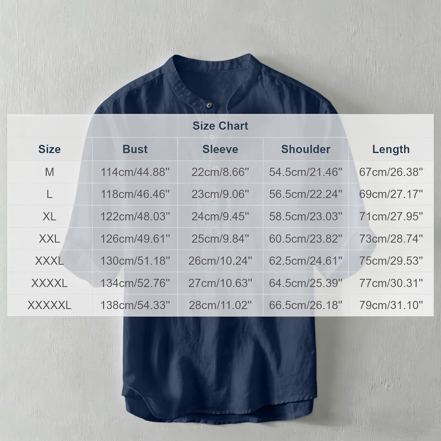 Men’s Henley Shirt Short Sleeve Button Down Tee Lightweight Breathable Casual Shirts Summer Beach Loose Fit Top
