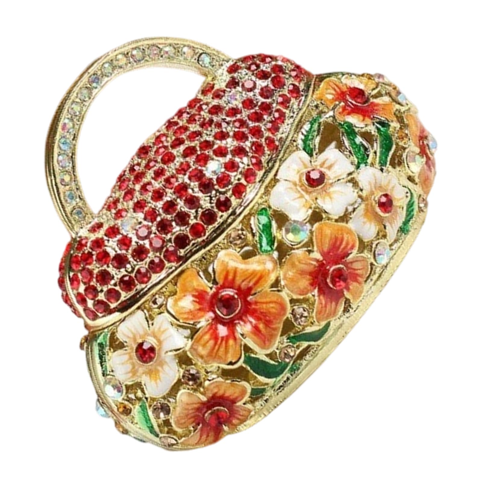 ljhnba Artistic Seven Jewelry Holder Storage Container for Small Items Cultural Tradition Handcraft