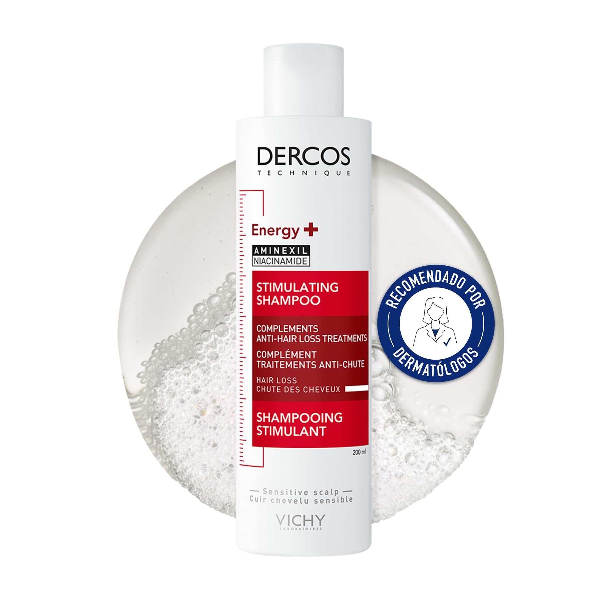 Dercos Vichy Unisex Energy Saving Shampoo 200 ml