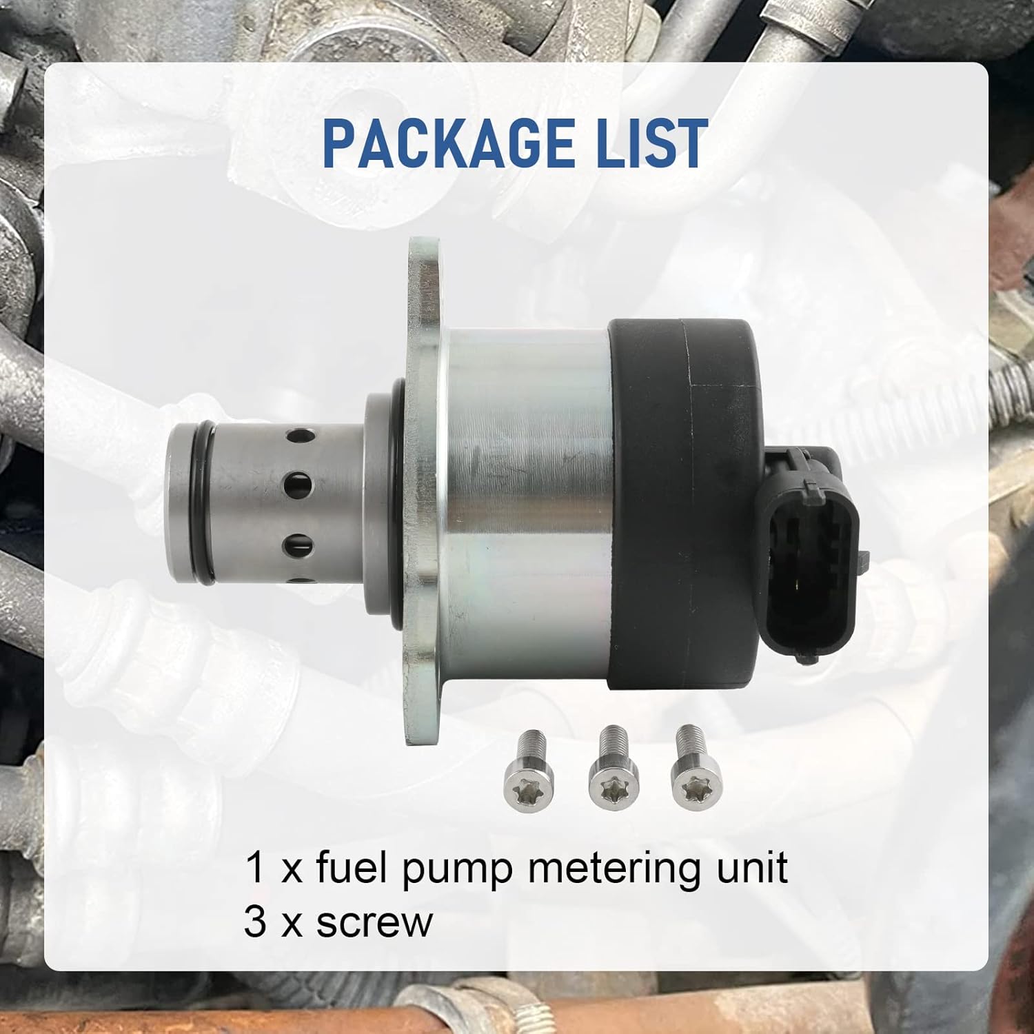 Fuel Pump Metering Unit Compatible with 2007-2022 Freightliner Cascadia Coronado Western Star DDE Detroit DD13 DD15 DD16 Diesel Engine Replace# A0000900069