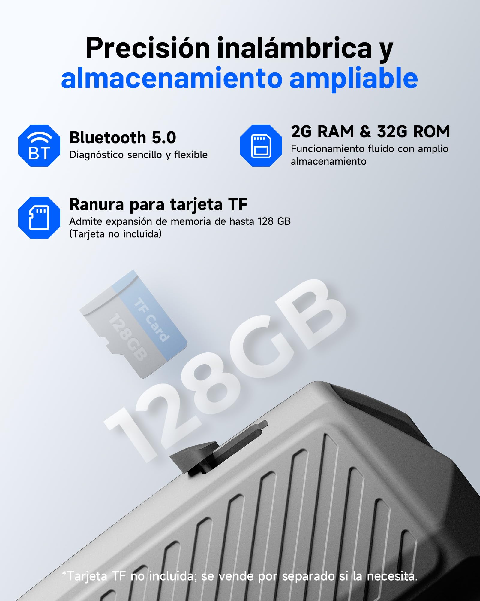 TOPDON OBD2 Diagnosis Coche ArtiDiag900 Lite con escaneo bidireccional, FCA y Can-FD, Bluetooth diagnóstico de Todos los Sistemas, 8 Servicios de reinicio, AutoVIN, 2 años de actualización Gratuita
