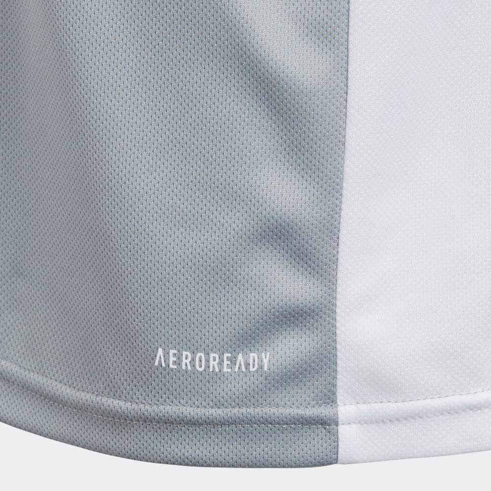 adidas Boys' Entrada 18 Jersey, Light Grey/White, X-Large - Image 7