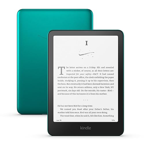Amazon Kindle Paperwhite Signature Edition 32GB (newest model) β Our fastest Kindle with auto-adjusting front light, wireless charging, and weeks of battery life β Metallic Jade - Metallic Jade - Without Kindle Unlimited