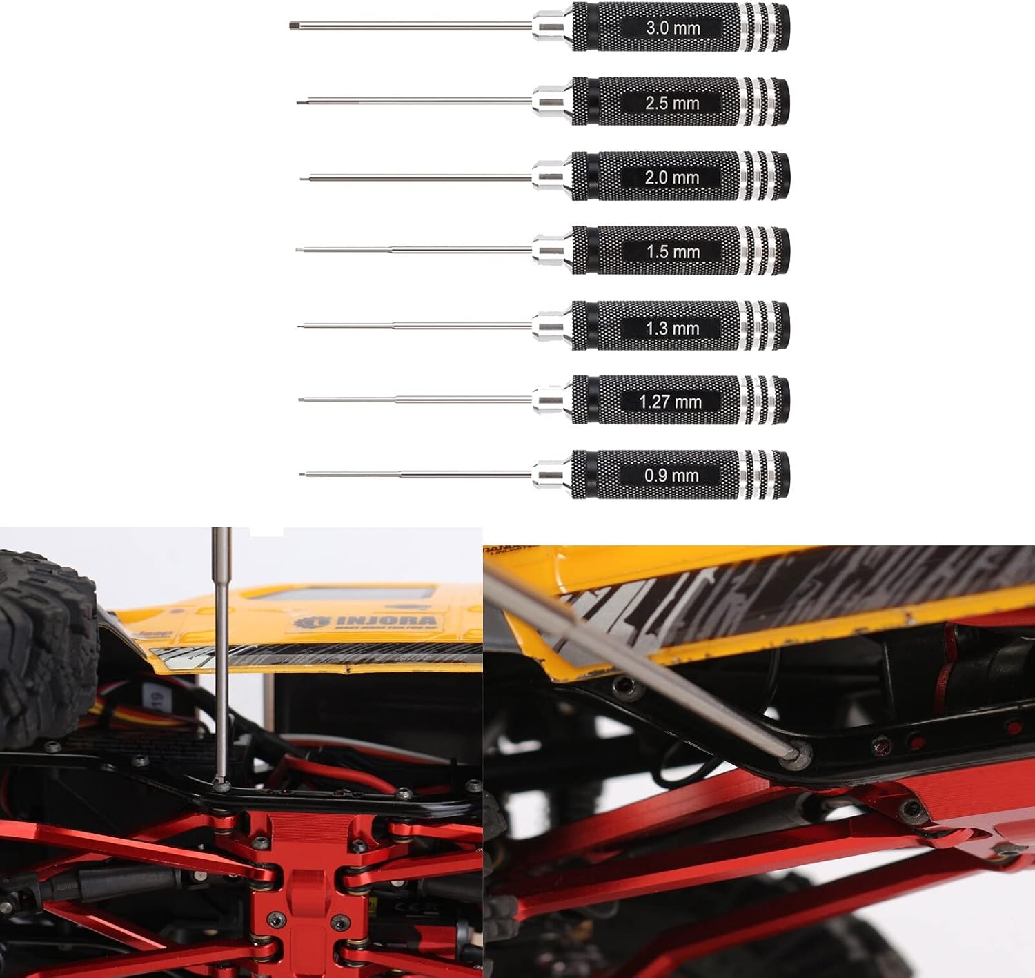 7PCS Screwdriver Set HSS Steel Hex Tool Kit for RC Crawler Car Boat Helicopter Model - (Color: 7PCS Screwdrivers)