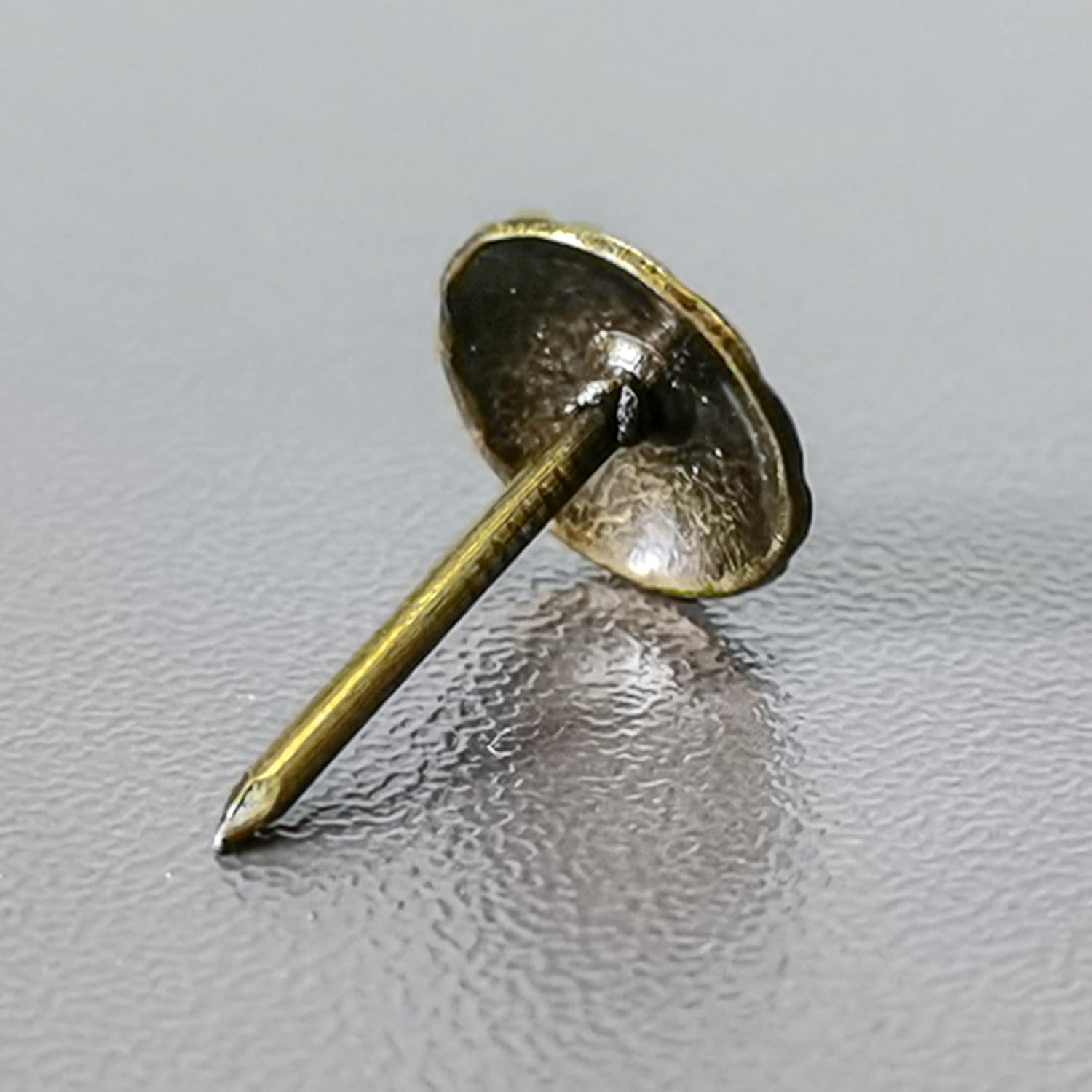FixtureDisplays® 20 PK Antique Upholstery Nails Decorative Furniture Tack 0.39" Nailhead Thumb Tack Push Pins DIY Bronze 15617-1D