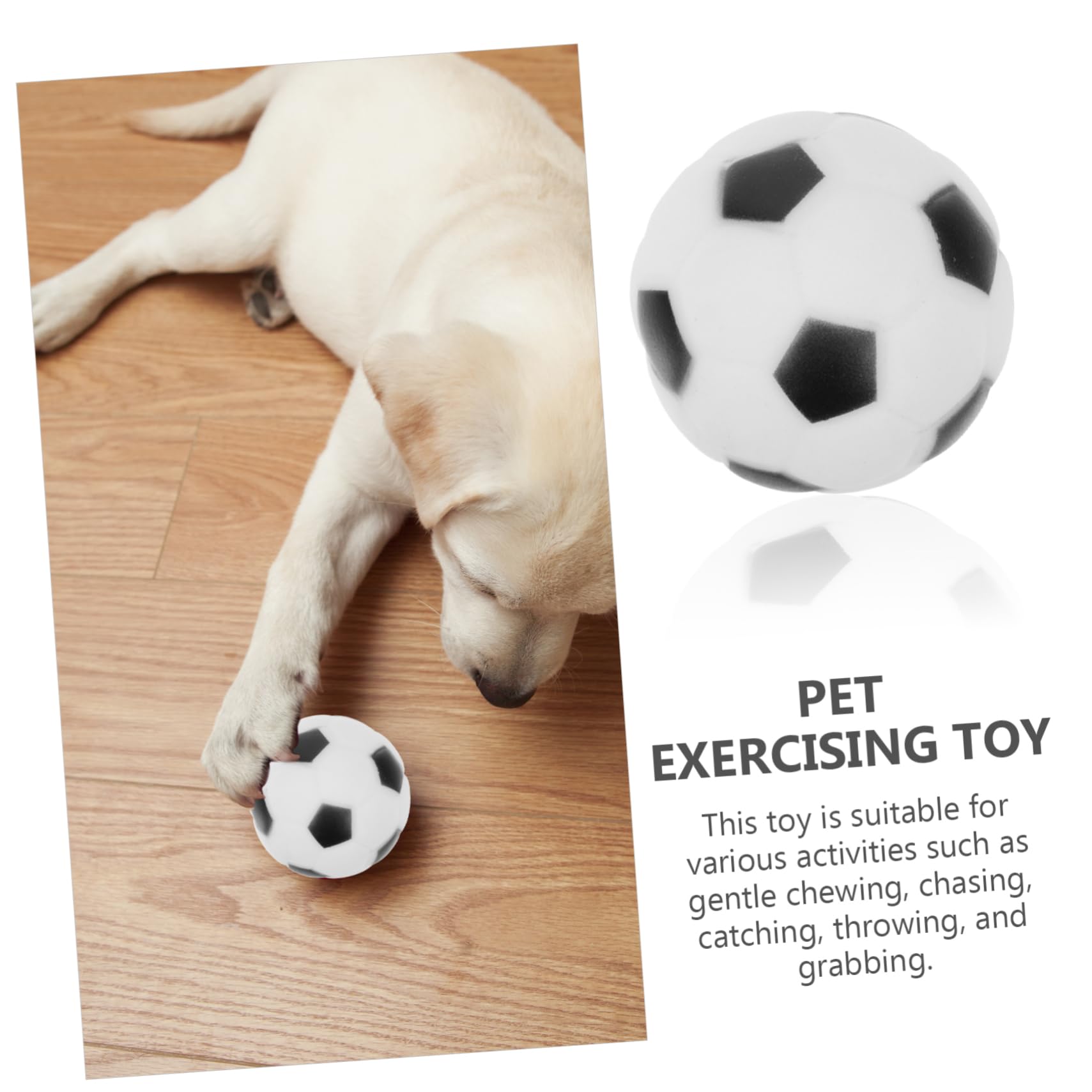 BESPORTBLE 16stücke Interaktive Hundespielzeuge Squeaky Fußball Kauspielzeug Für Hunde Beißspielzeug Zur Stressreduzierung Bindung Für Kleine Und Mittlere Haustiere