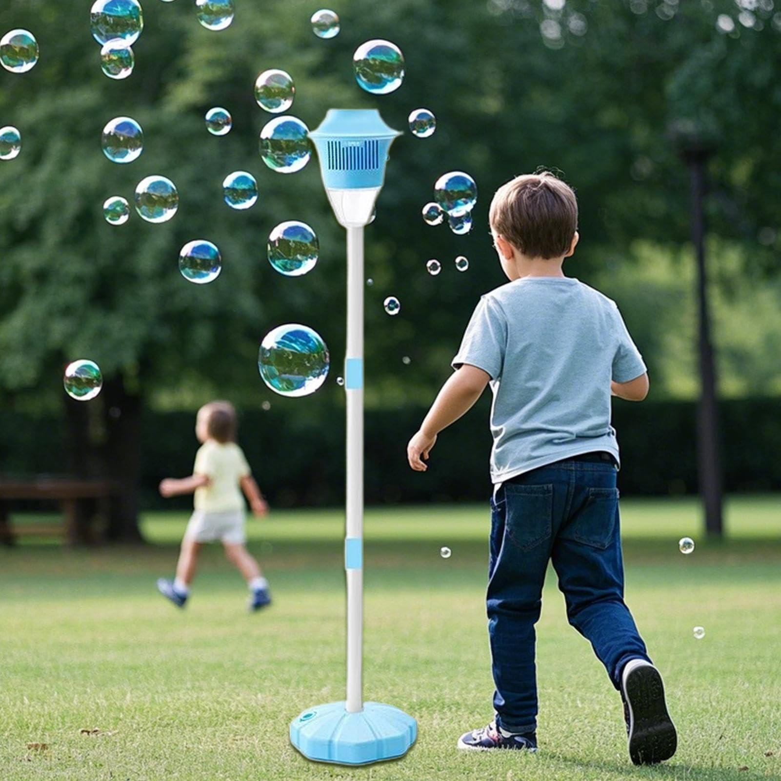 Soporte De Máquina De Burbujas Altura Ajustable Y Ambiente De Ensueño