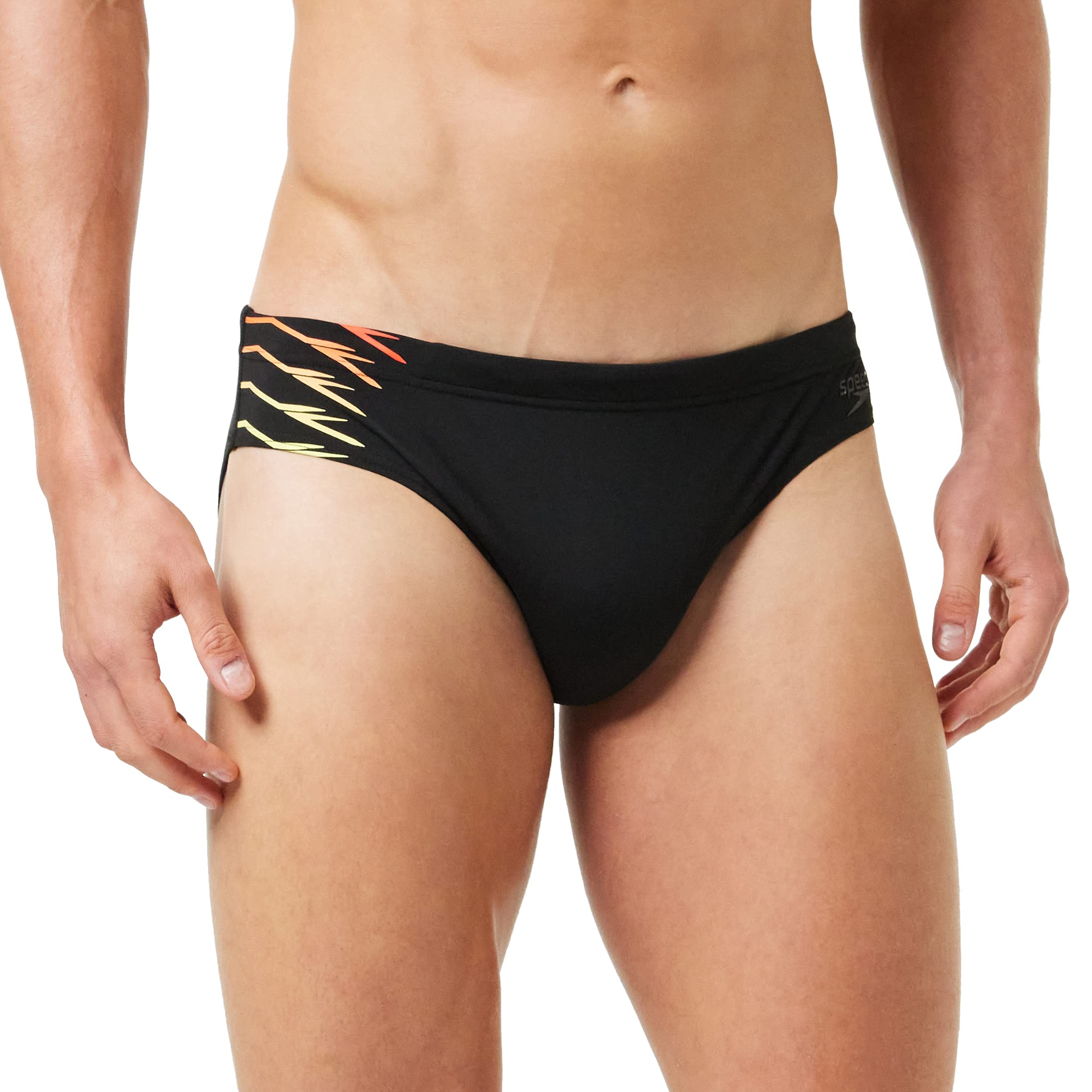 Speedo Bañador Tipo Slip de 7 Cm con Panel Técnico Calzoncillos de Natación Hombre